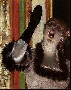 Edgar Degas Singer With a Glove oil painting